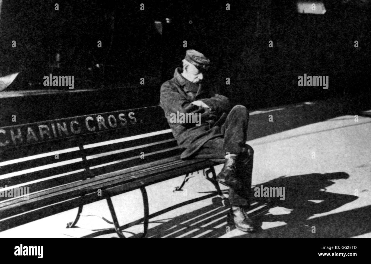 Strike of the Railway employees at Charing Cross, in London 1919 Great Britain Stock Photo Alamy