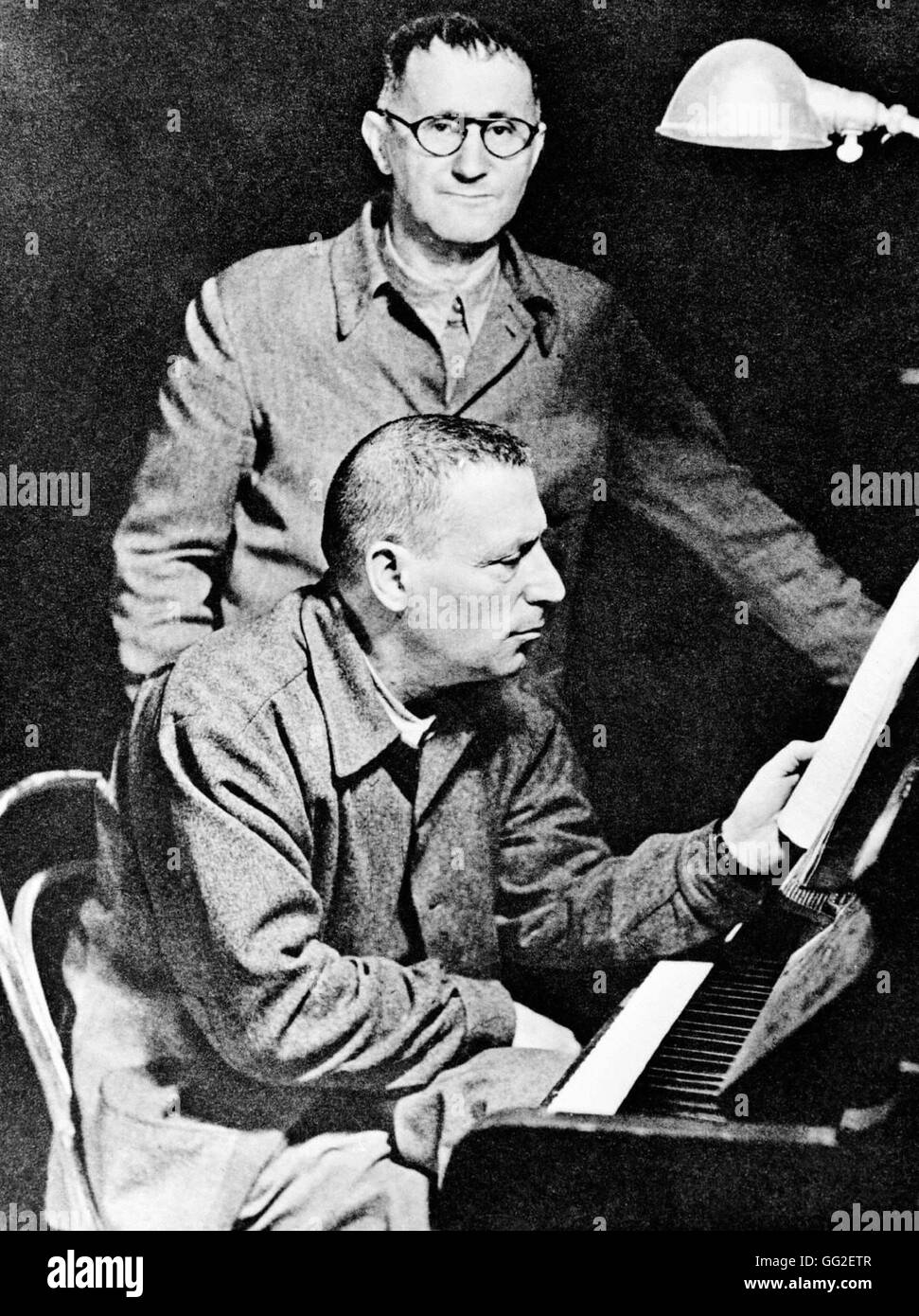 Bertold Brecht (1898-1956) and Paul Dessau (1894-1979) 20th C Germany ...