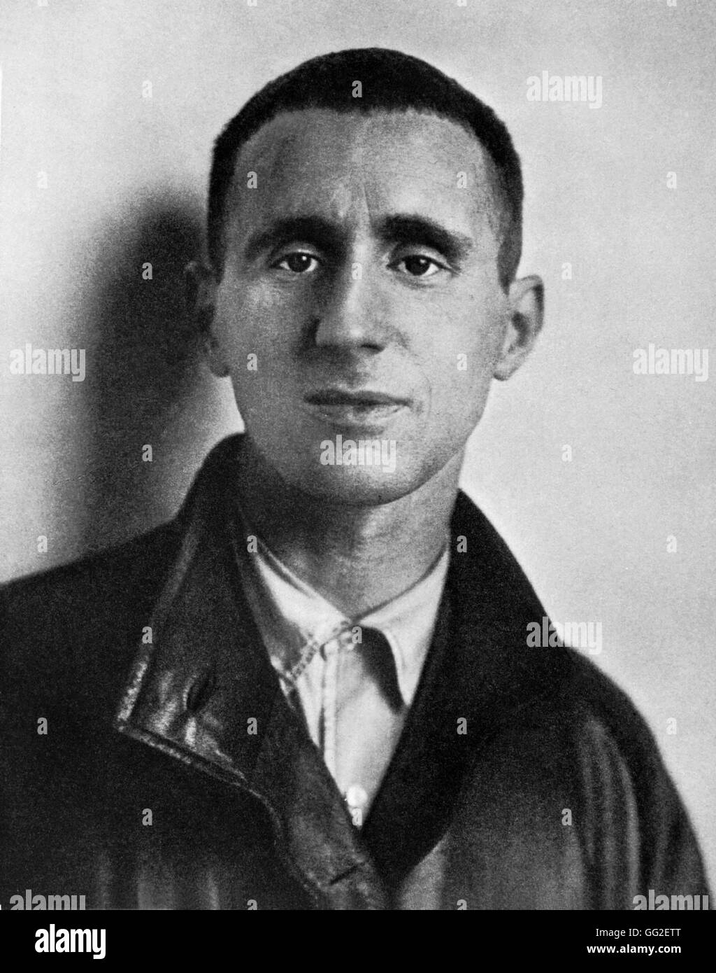 Portrait of Berthold Brecht (1898-1956) 1927 Stock Photo