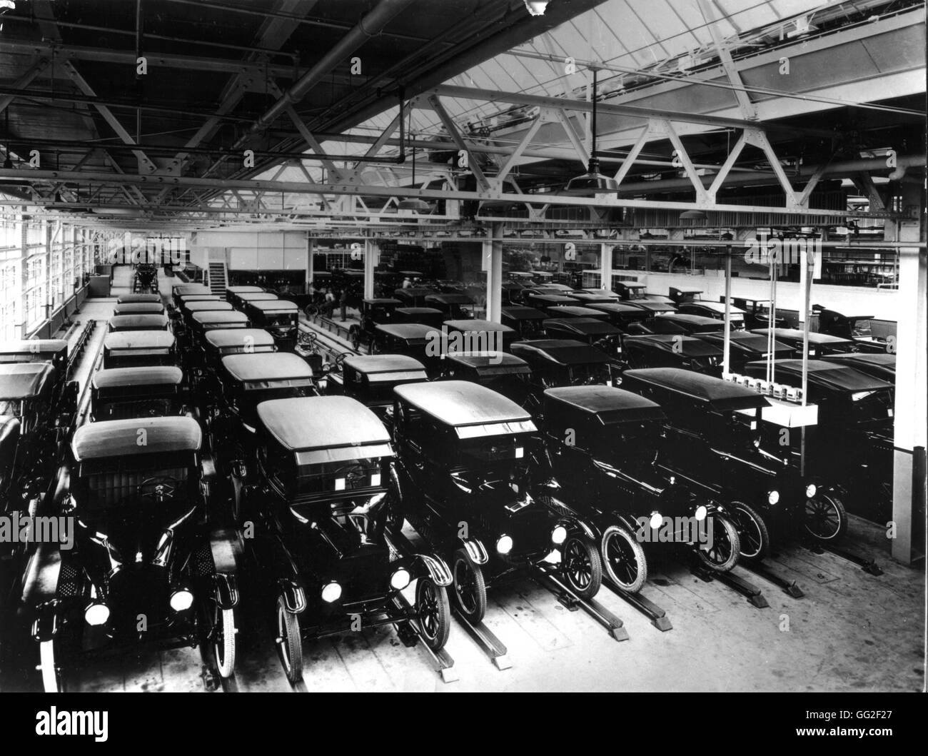 Inside of the Ford factories 1925 United States Washington. Library of