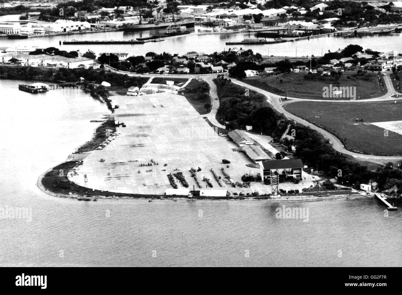 The American base of Guantanamo November 1962 Cuba Stock Photo