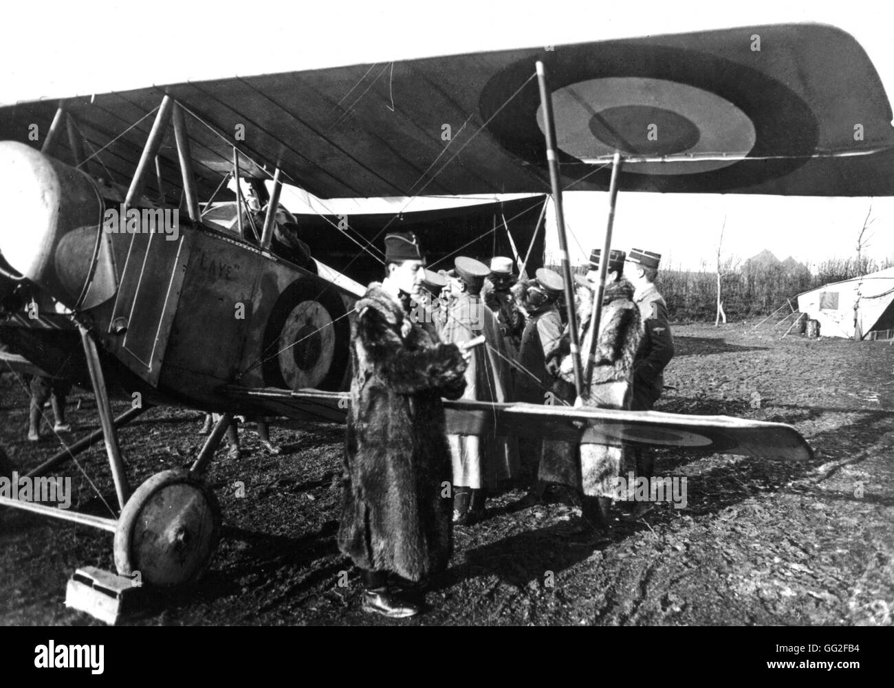 France. Airfield in Artois April 30, 1915 World War I Stock Photo