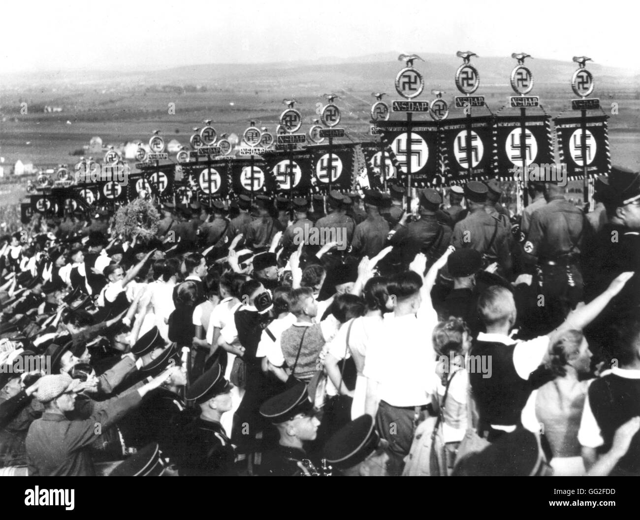 20th century swastika hitler hi-res stock photography and