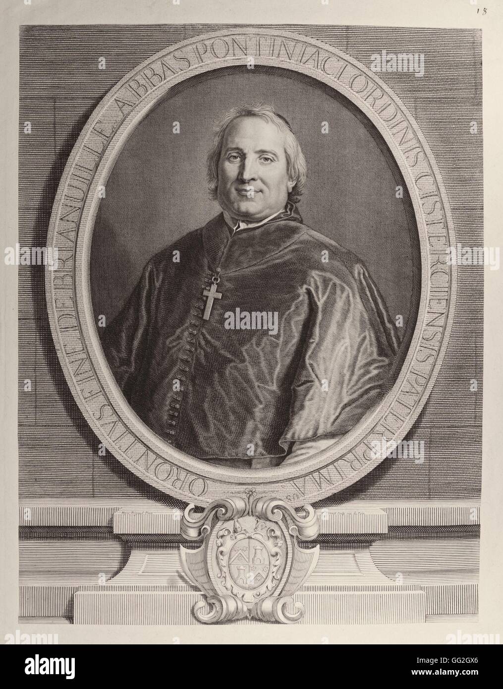 Hyacinthe rigaud claude oronce fine de brianville hi-res stock ...