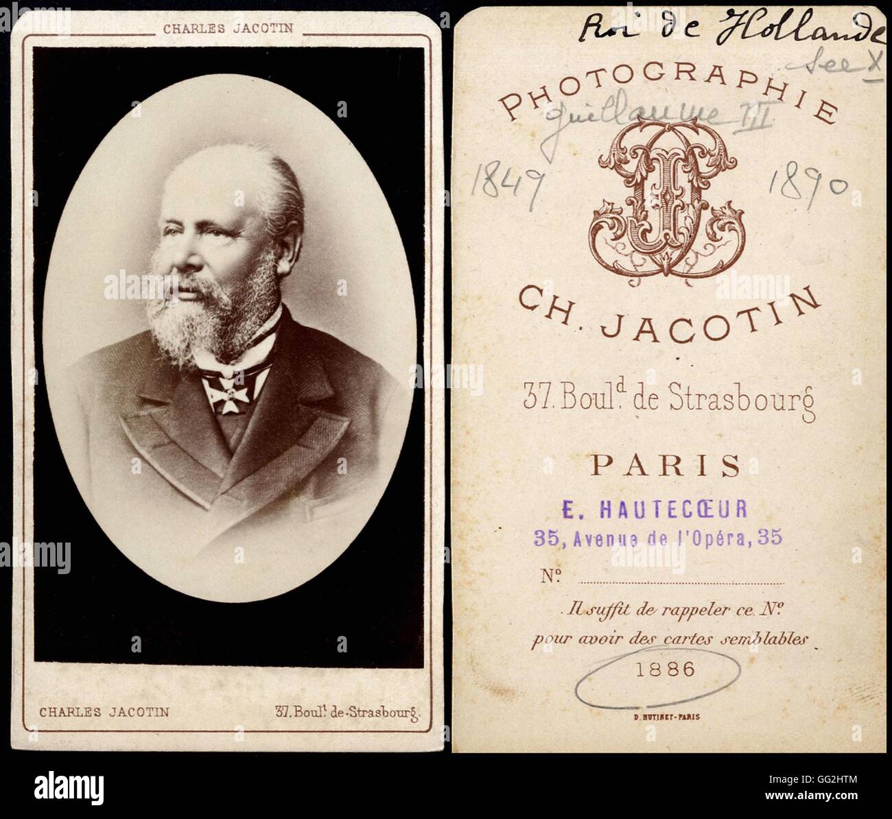 Guillaume iii of the netherlands 1817 1890 hires stock photography and