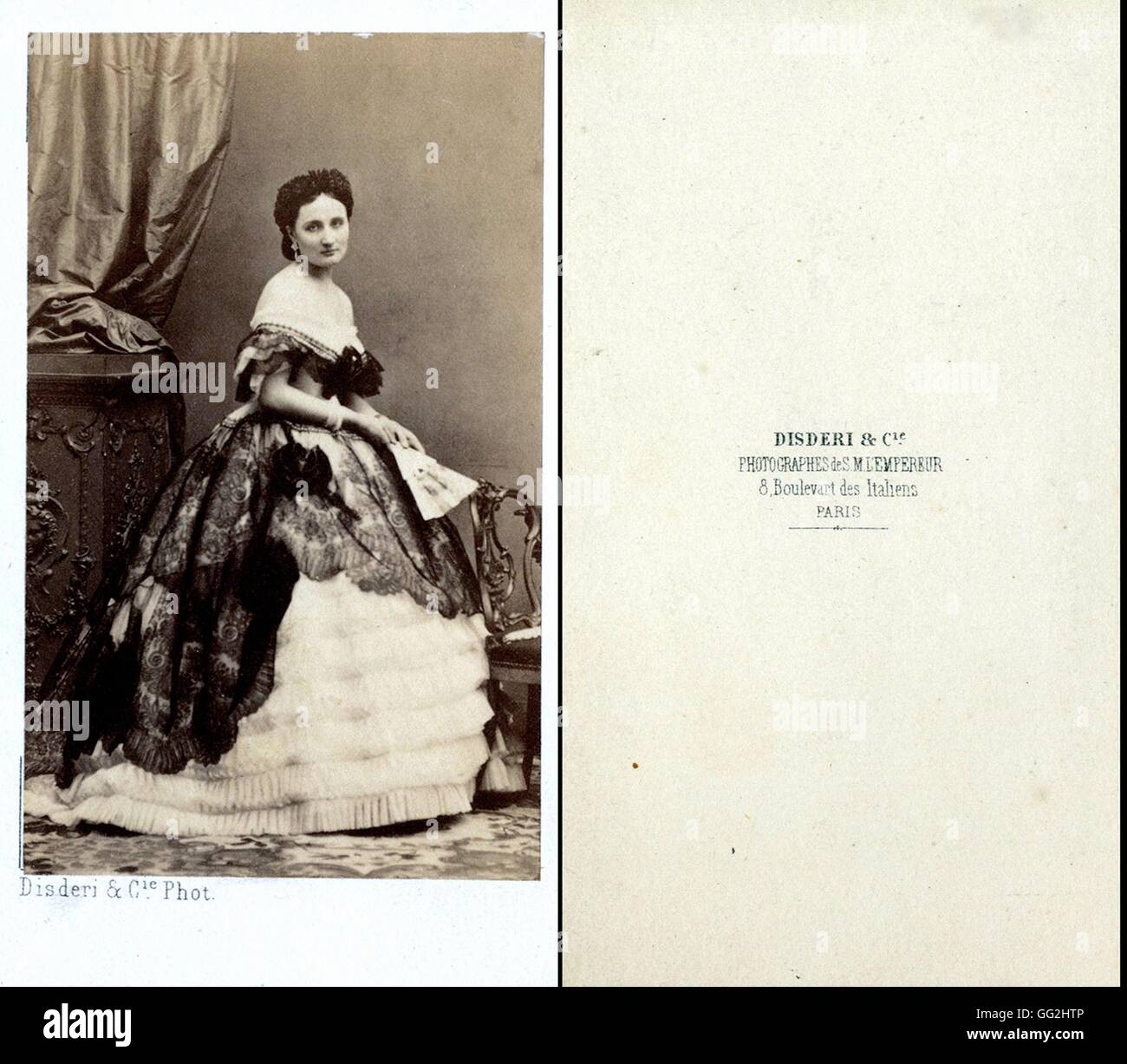 Eugenie de Montijo (1826-1920), 16th Countess of Teba, 15th Marchioness of  Ardales (1826-1920). Last