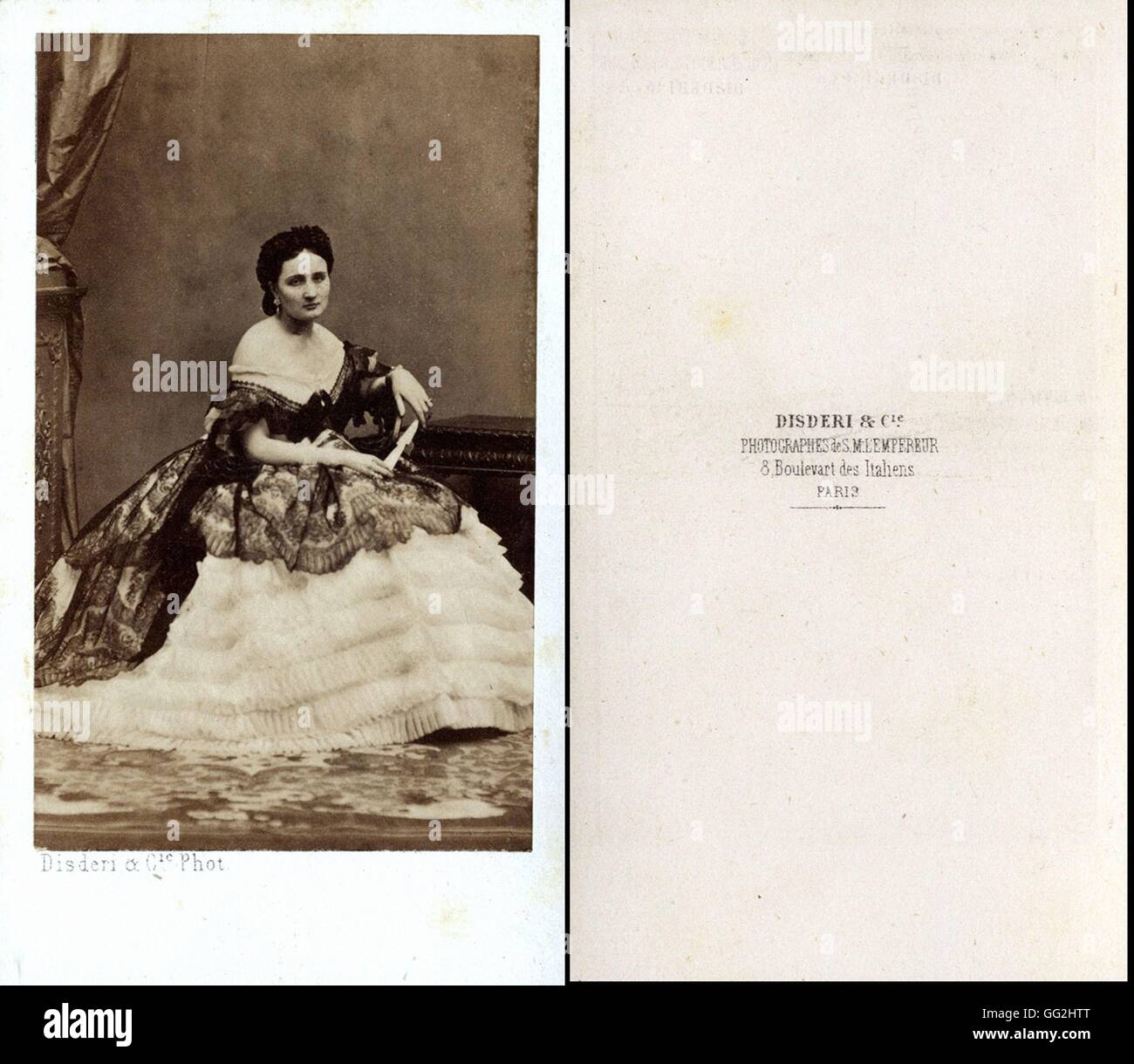 The Empress Eugénie (Eugénie de Montijo, 1826–1920, Condesa de Teba) 12 x  18 Pos on eBid United States
