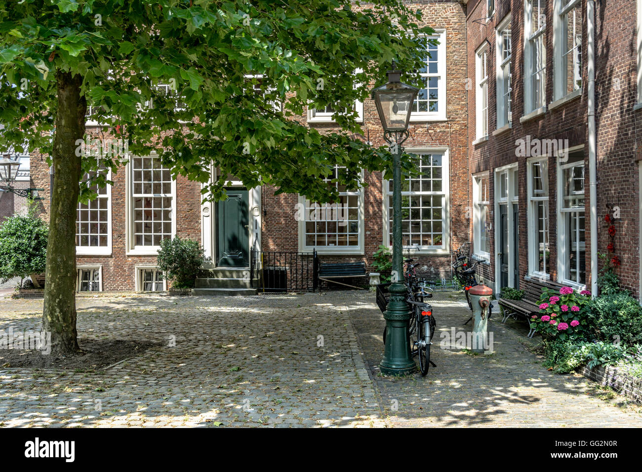 Photos from historic Leiden  City Centre Stock Photo