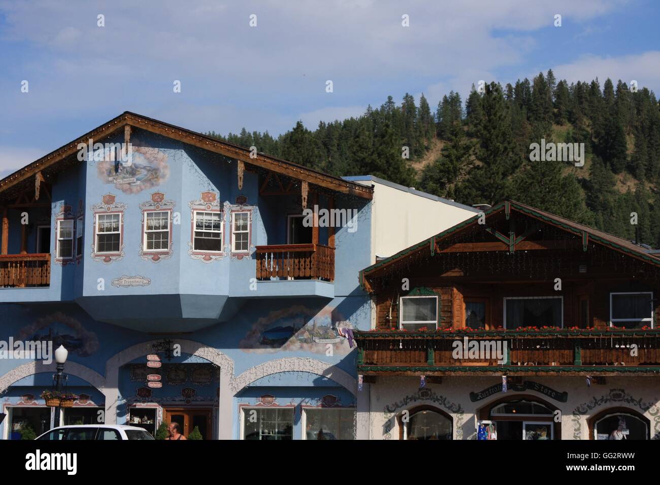 Leavenworth, German themed town in Washington state USA Stock Photo Alamy