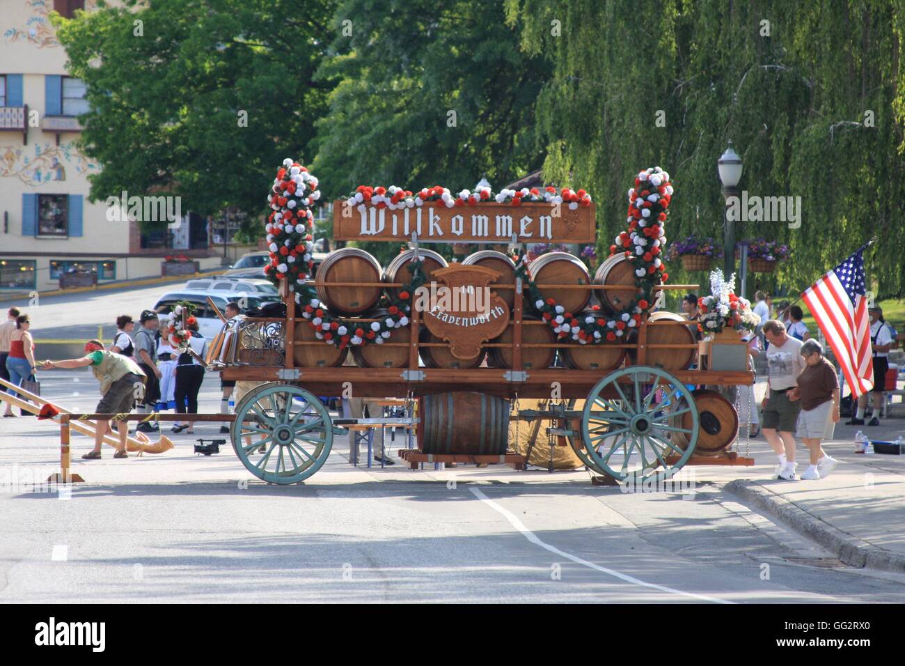Leavenworth, German themed town in Washington state USA Stock Photo Alamy