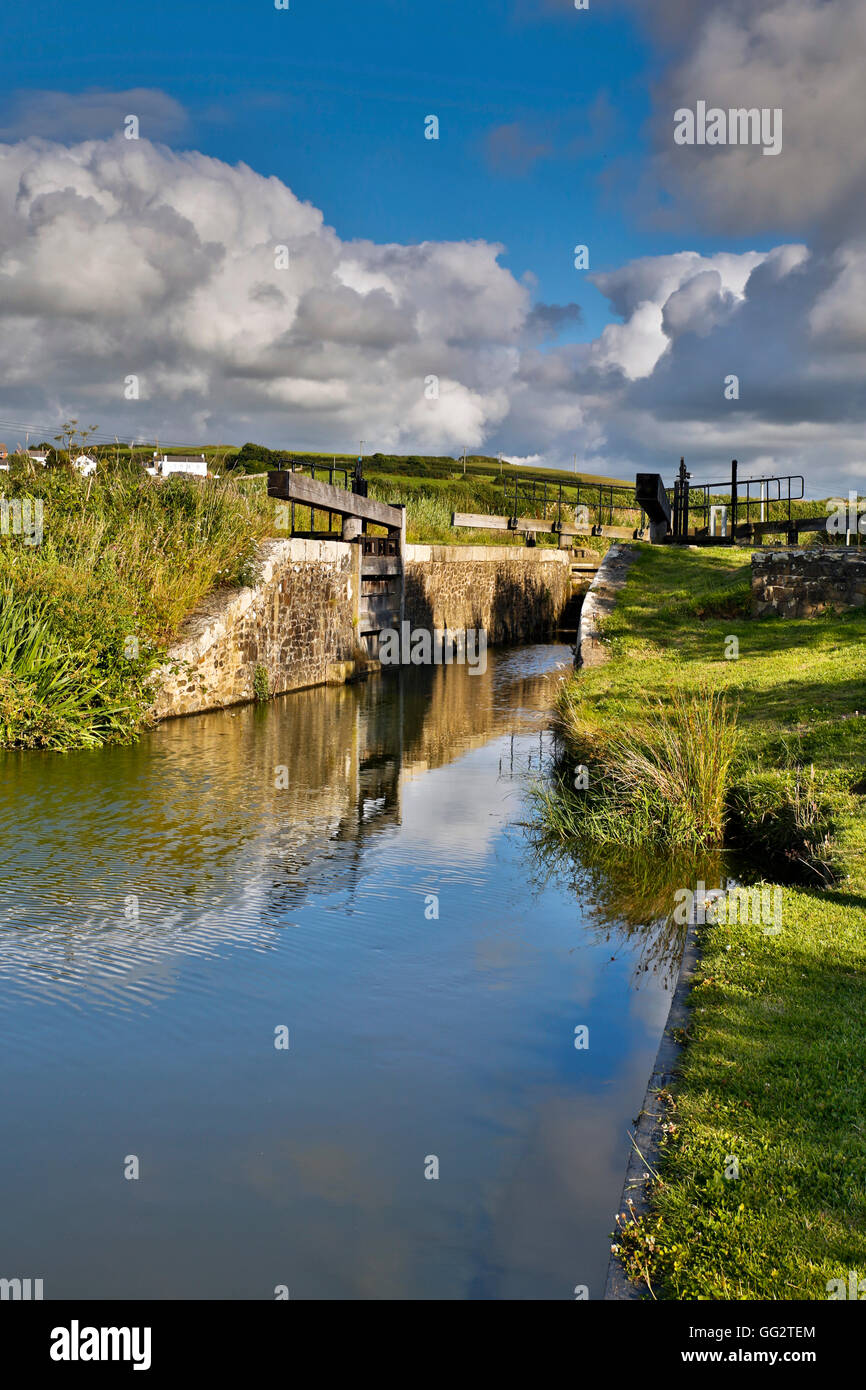Bude Canal; Lock; Cornwall; UK Stock Photo