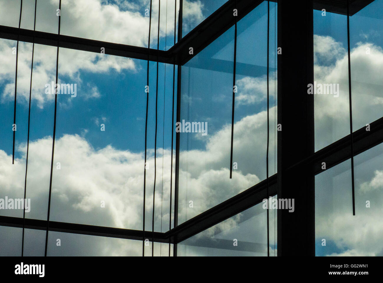 Curtain wall windows of restaurant Copenhagen,Denmark Stock Photo - Alamy