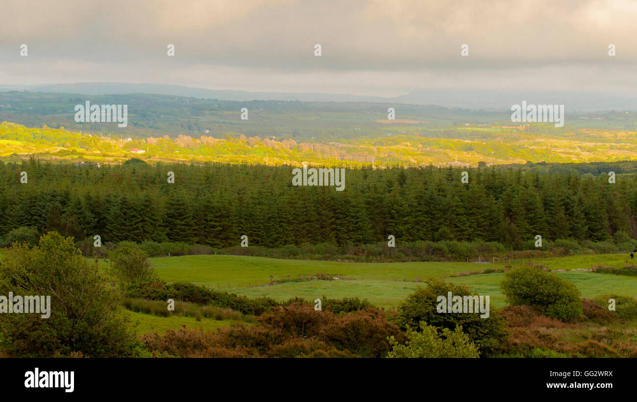 Landscape in Ballydehob, West Cork, Ireland Stock Photo