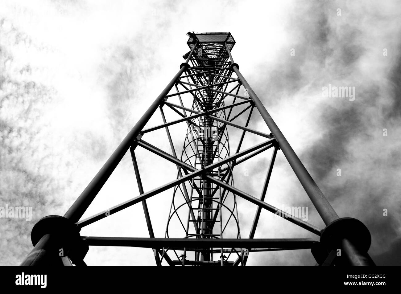 Tower, Industrial, Industry, Abstract, Perspective Stock Photo Alamy