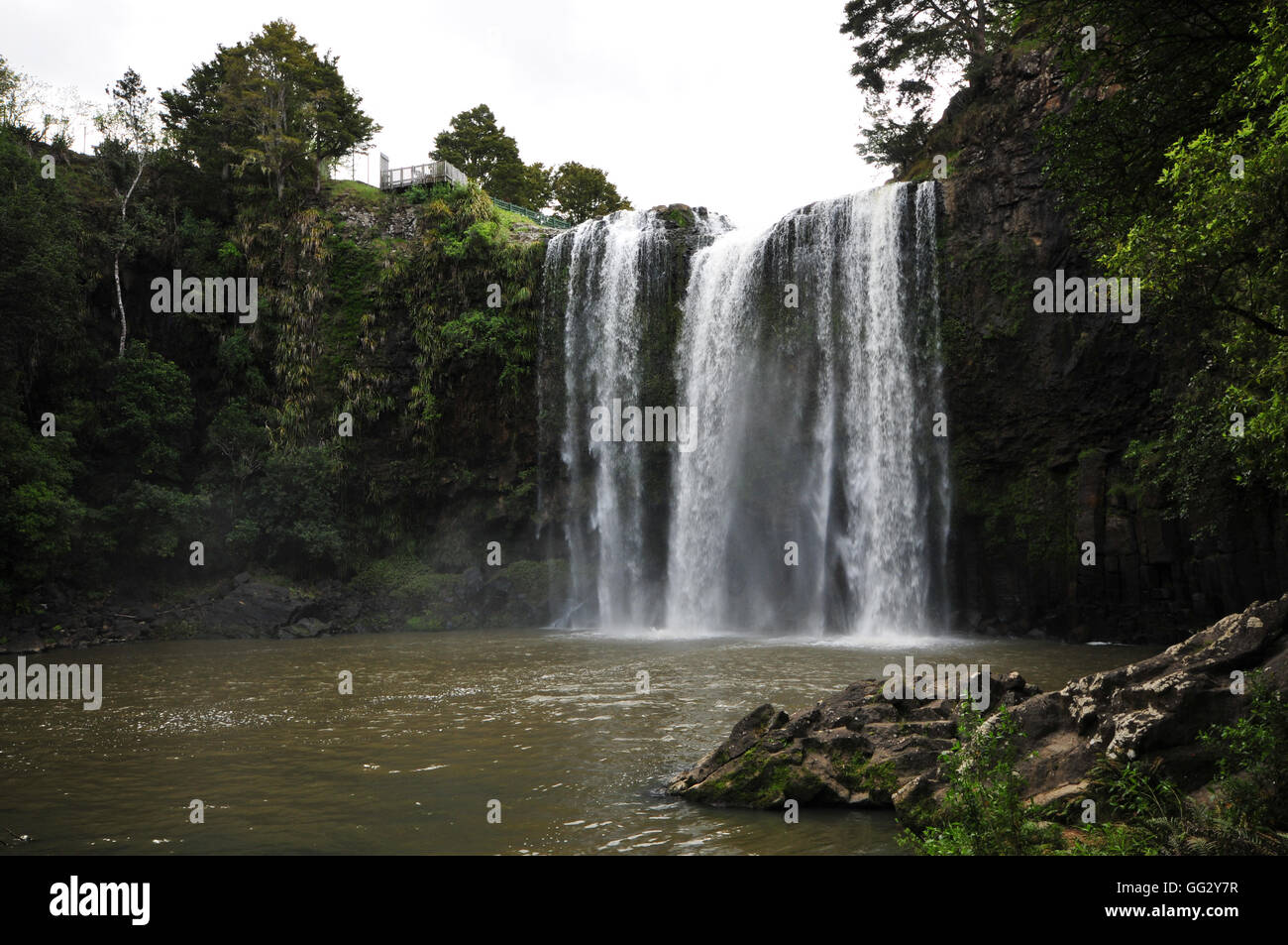 Whangarei waterfall Stock Photo
