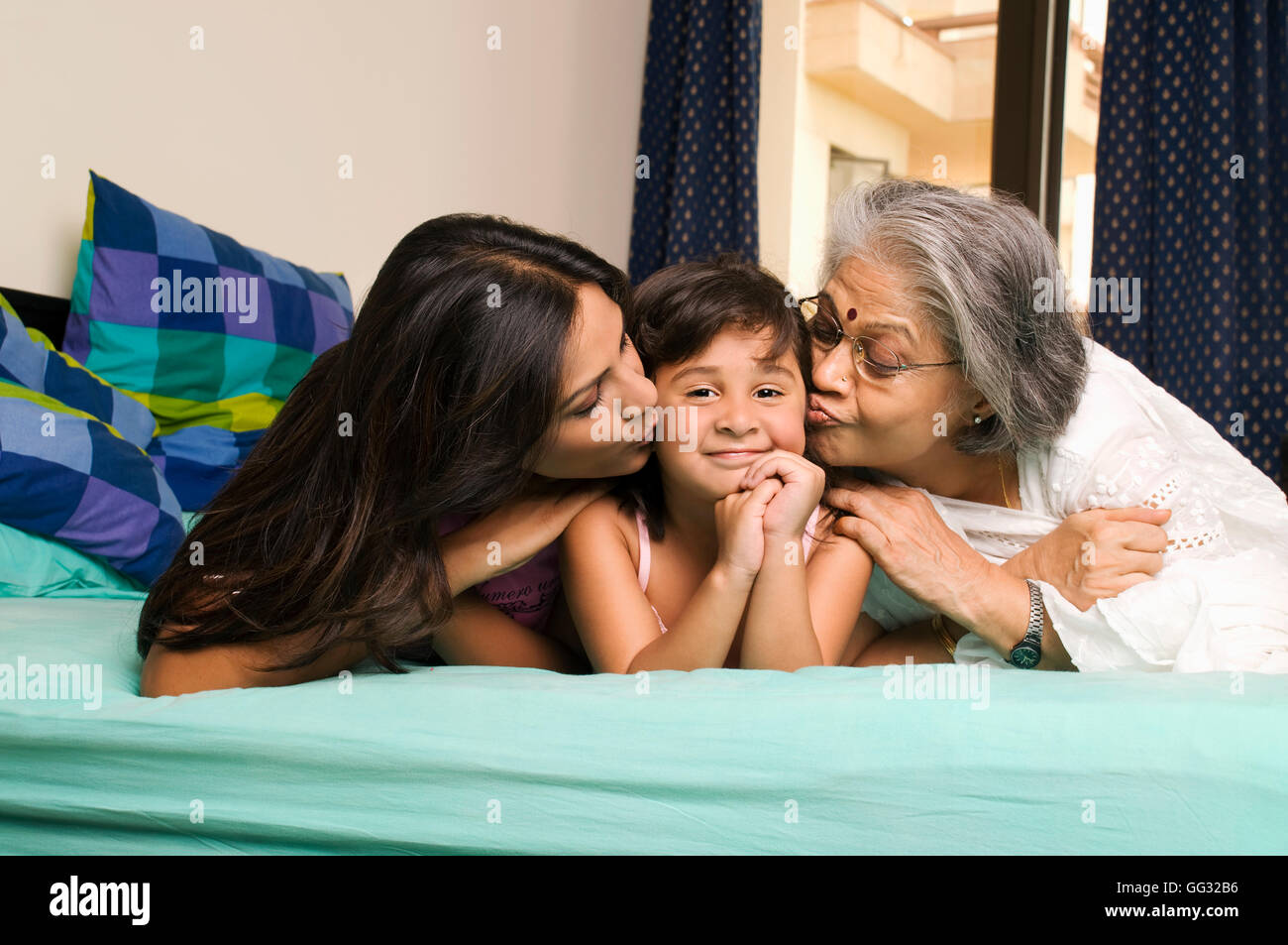 Joint Family Stock Photo