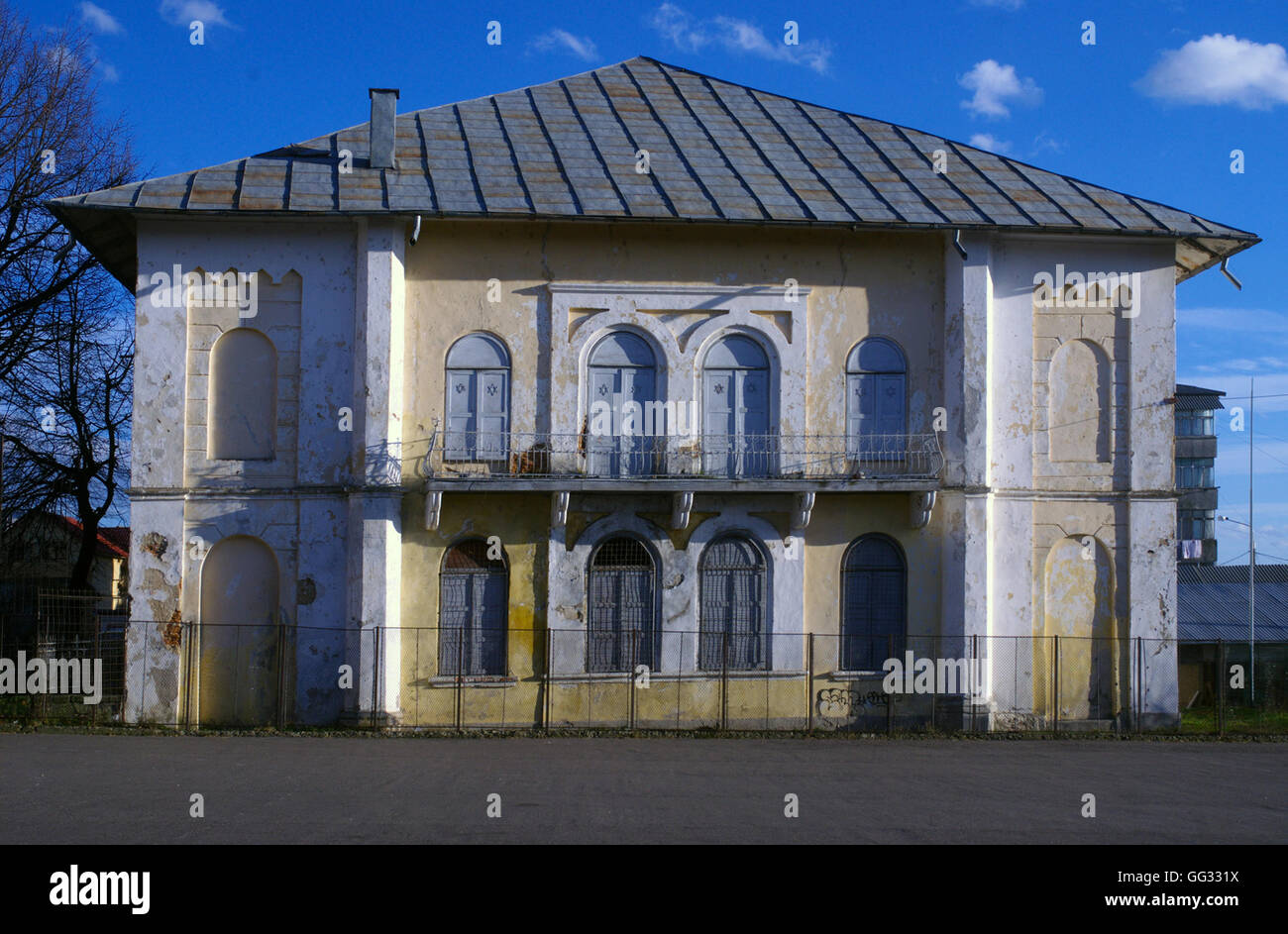 5513. The Grand Synagogue of Felticeni, Romania Stock Photo