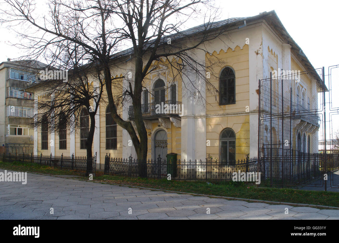 5513. The Grand Synagogue of Felticeni, Romania Stock Photo