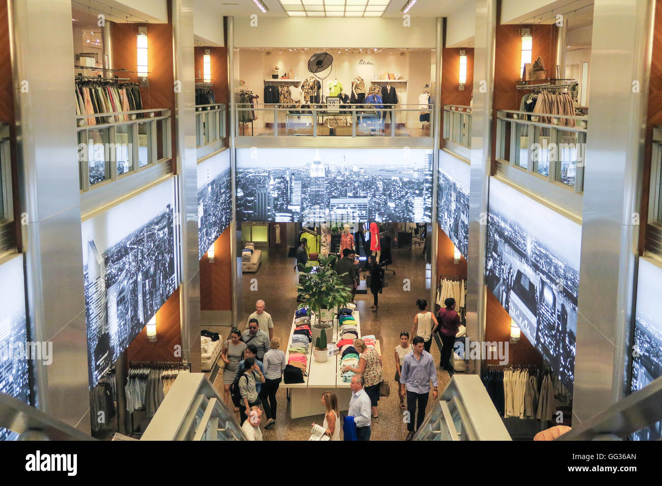 Banana Republic Store Interior, NYC Stock Photo Alamy