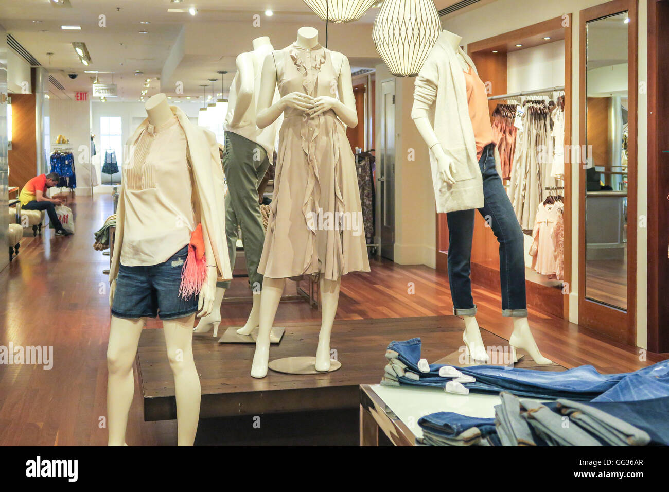 Banana Republic Store Interior, NYC Stock Photo Alamy