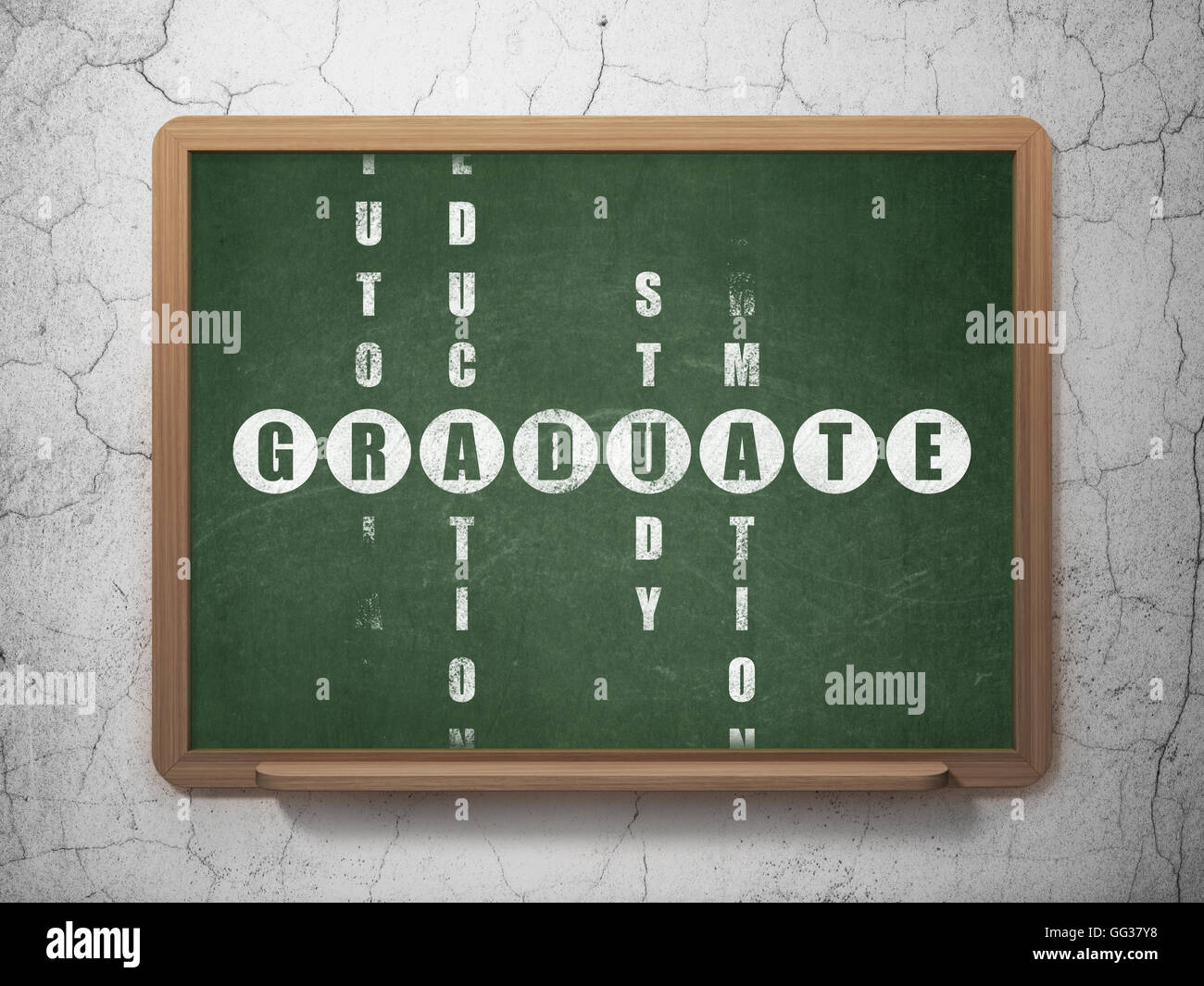Studying concept: Graduate in Crossword Puzzle Stock Photo Alamy Studying concept: Graduate in Crossword Puzzle Stock Photo Alamy