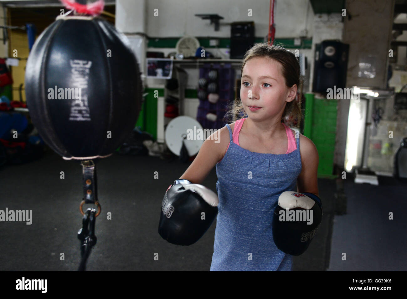 Little girl boxing hires stock photography and images Alamy