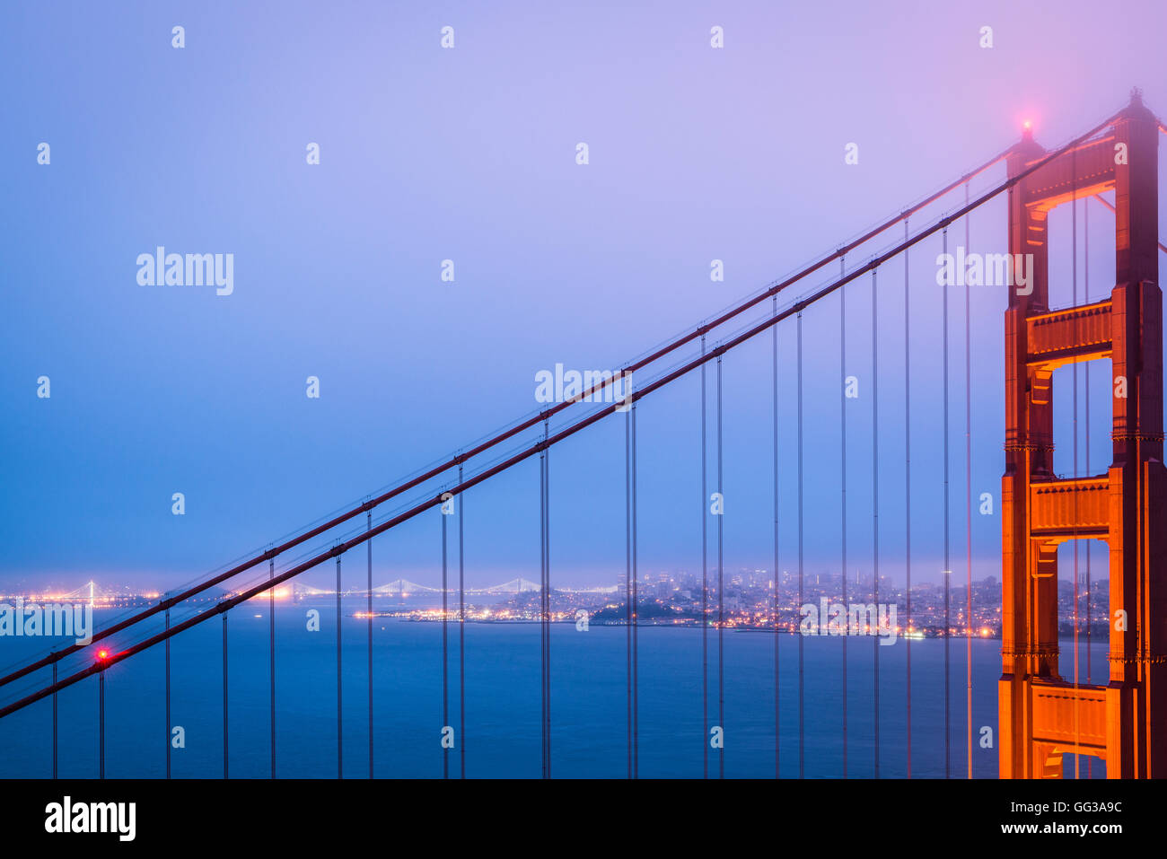 Golden city nighttime view hires stock photography and images Alamy