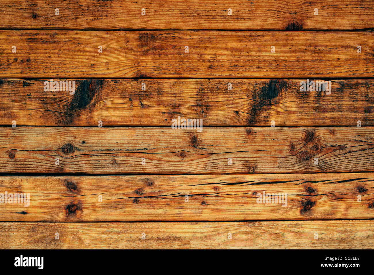 Rustic wooden planks texture as natural background Stock Photo