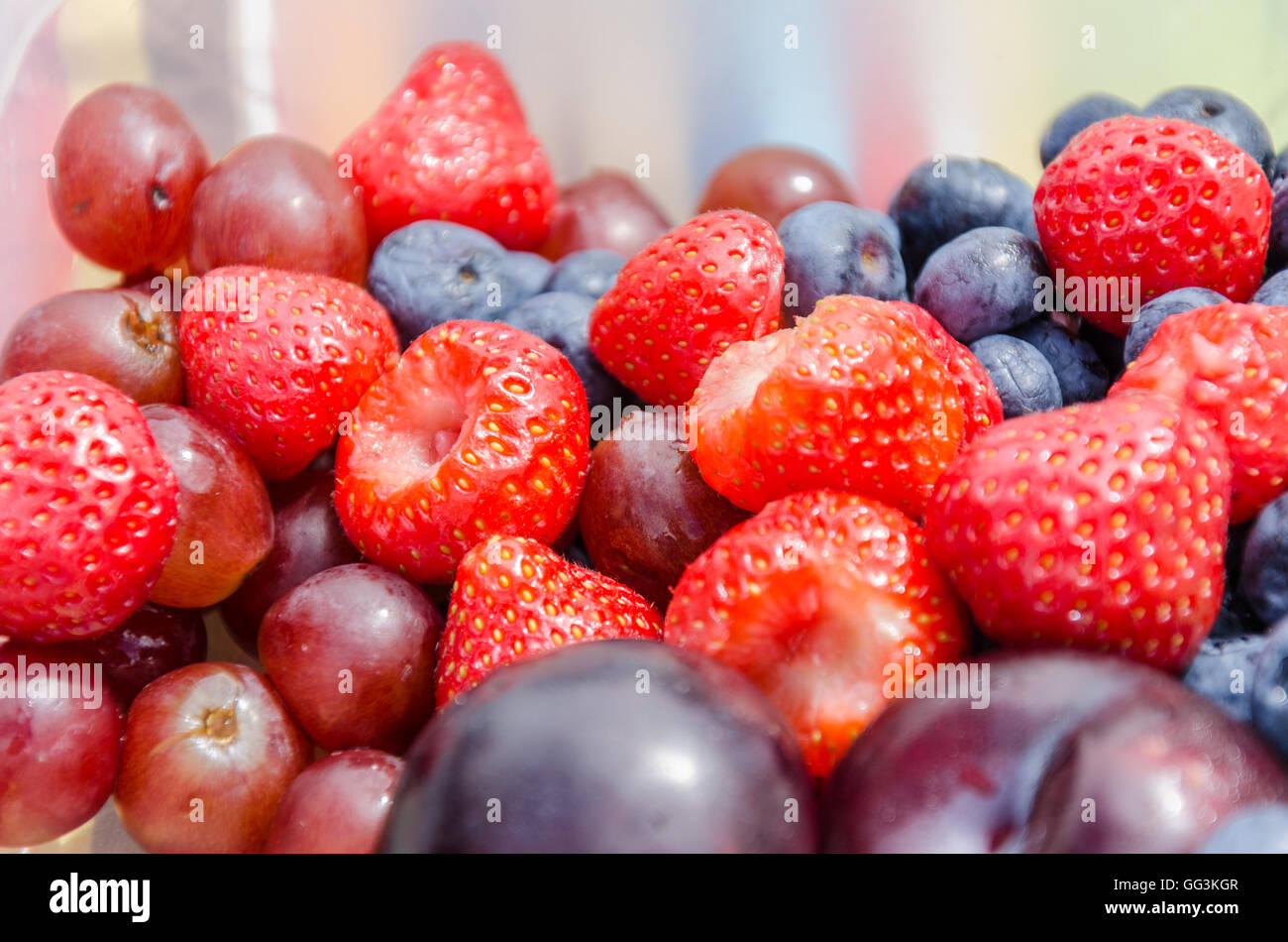 Mixed berries. Stock Photo