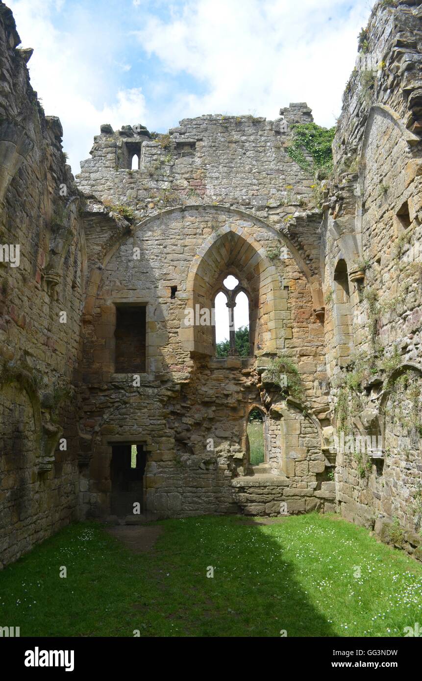 Easby Abbey, a ruined Premonstratensian abbey on the banks of the River ...