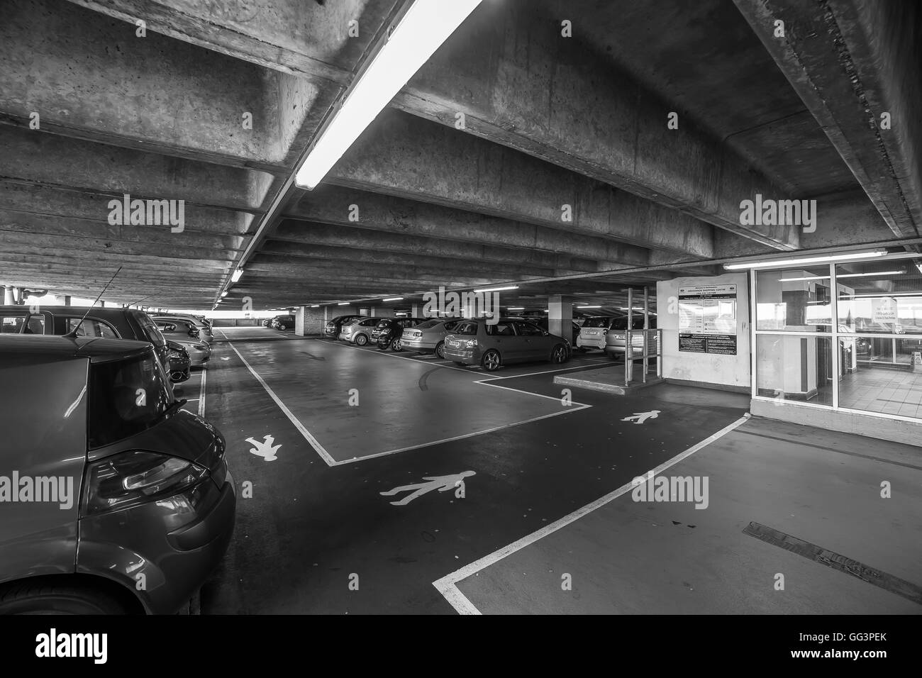 Multi storey carpark Grosvenor Centre, Northampton Stock Photo Alamy