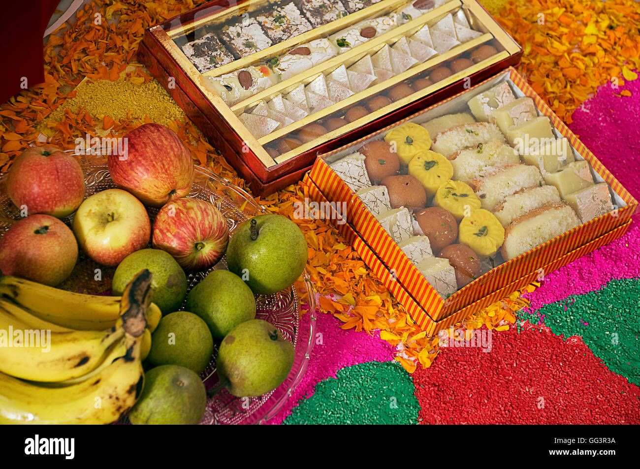 Fruits and sweets Stock Photo