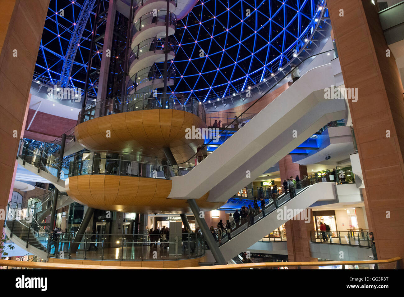 Inside Victoria Square shopping centre, Belfast Stock Photo Alamy