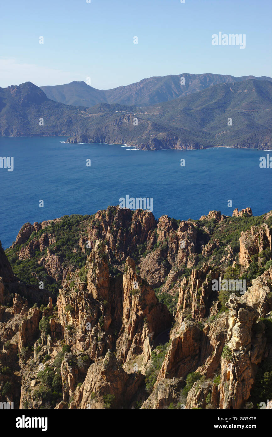 Calanche Calanches De Piana France Corsica Stock Photo Alamy