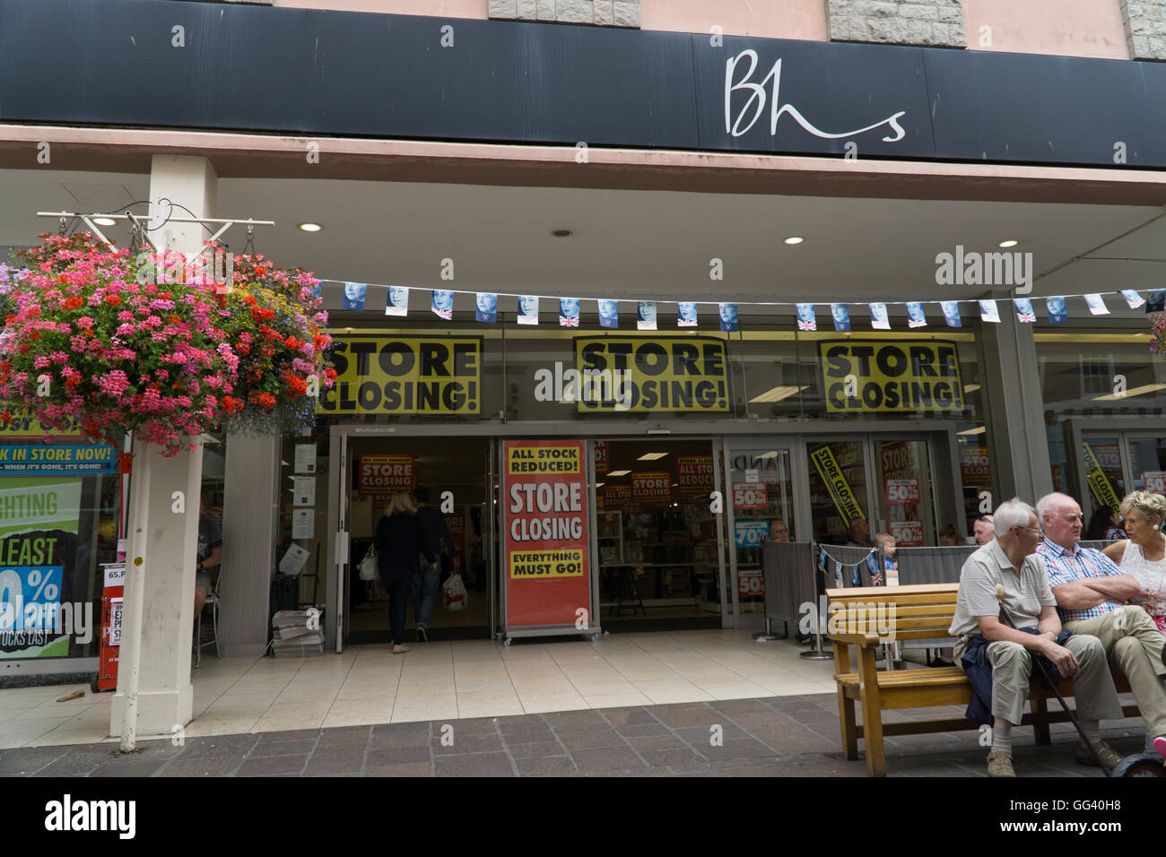 Closing down sale at the British Home Stores,Jersey Channel Islands