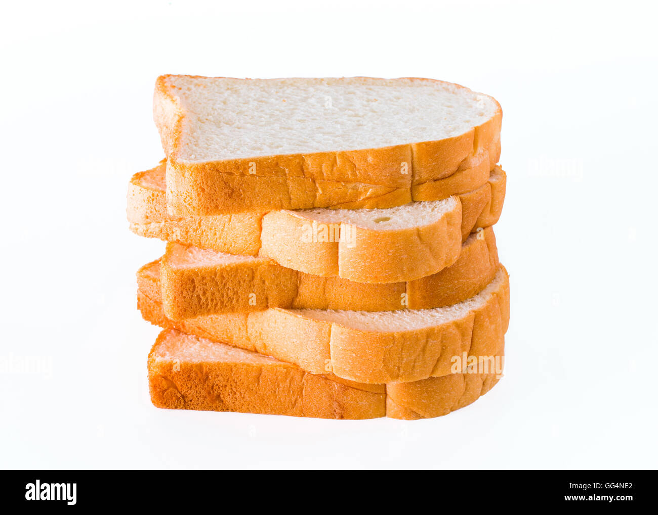 slice of bread isolated white background Stock Photo - Alamy