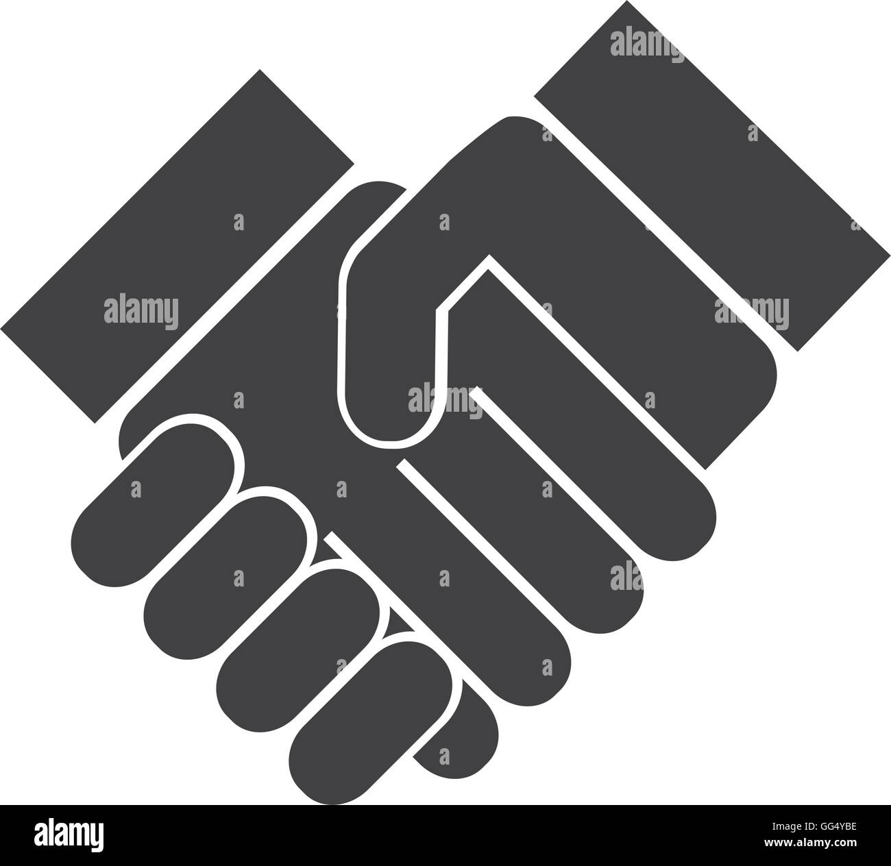 handshake done deal silhouette icon Stock Vector Image & Art Alamy