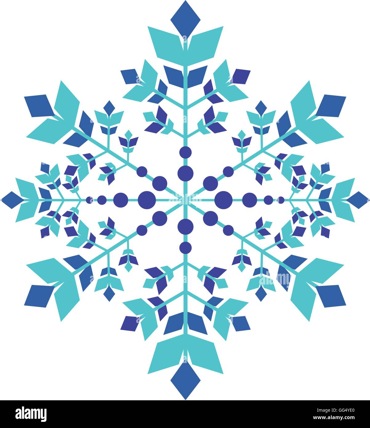 snowflake decoration isolated icon Stock Vector Image & Art - Alamy