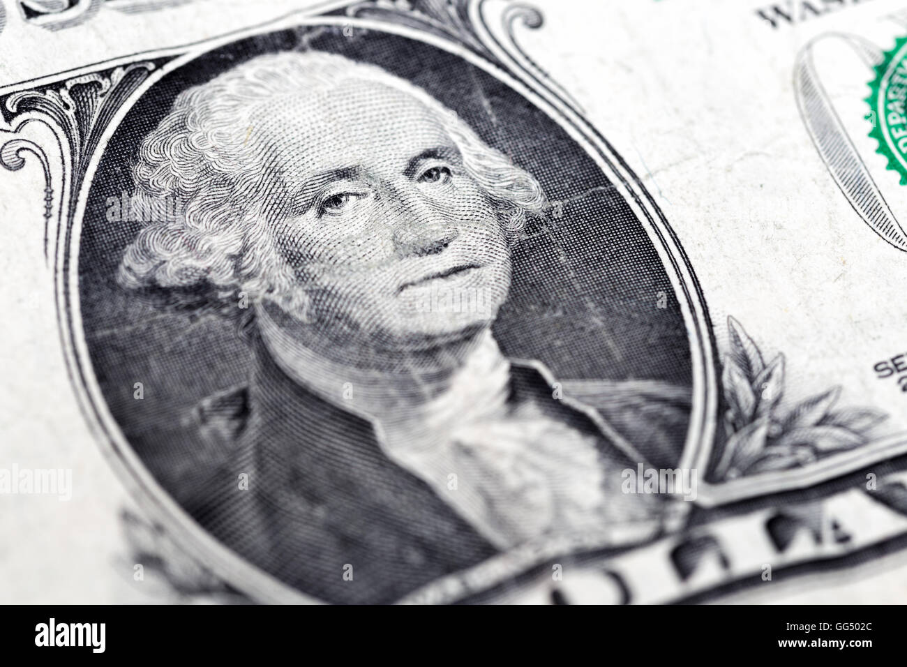 1 dollar bill george washington hi-res stock photography and images - Alamy