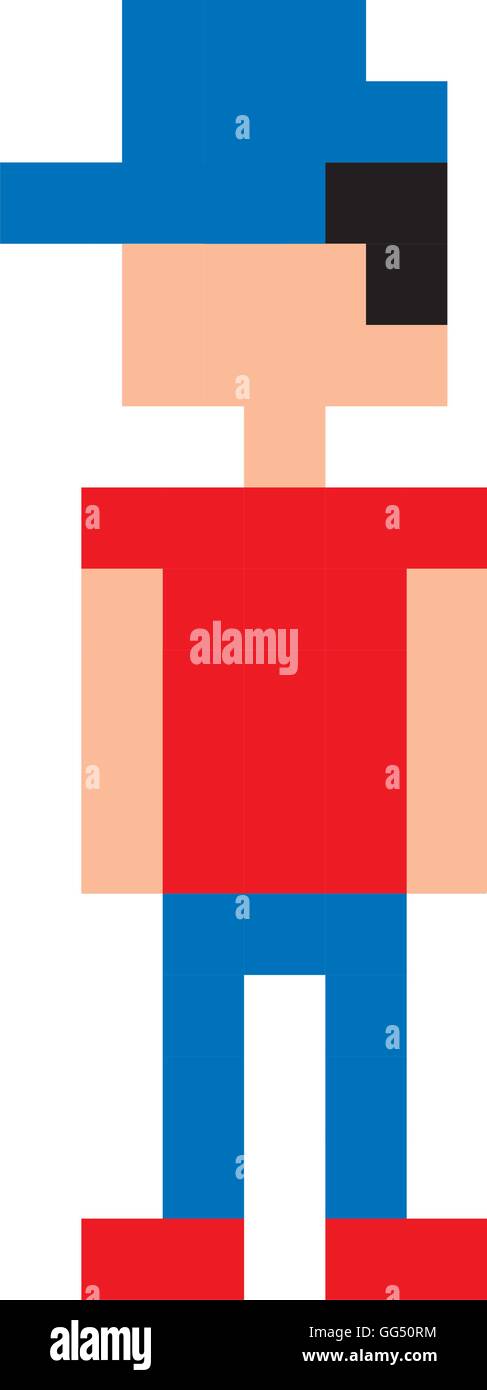 Avatar player pixel icon hi-res stock photography and images - Alamy