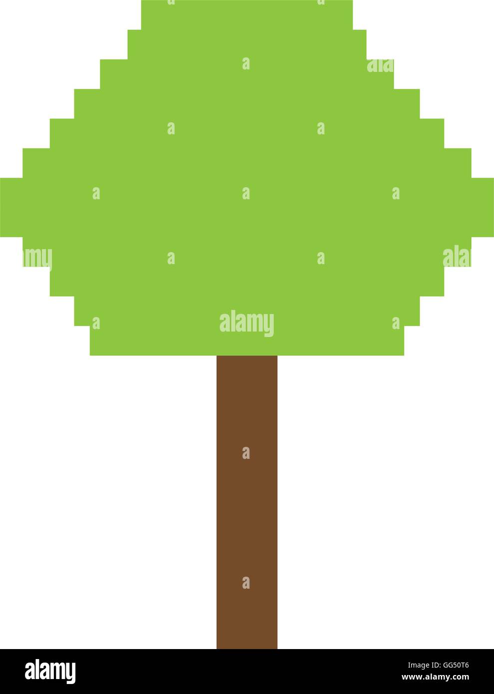 tree plant pixel icon Stock Vector Image & Art - Alamy