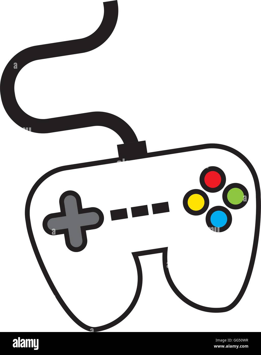 control game isolated icon Stock Vector Image & Art - Alamy