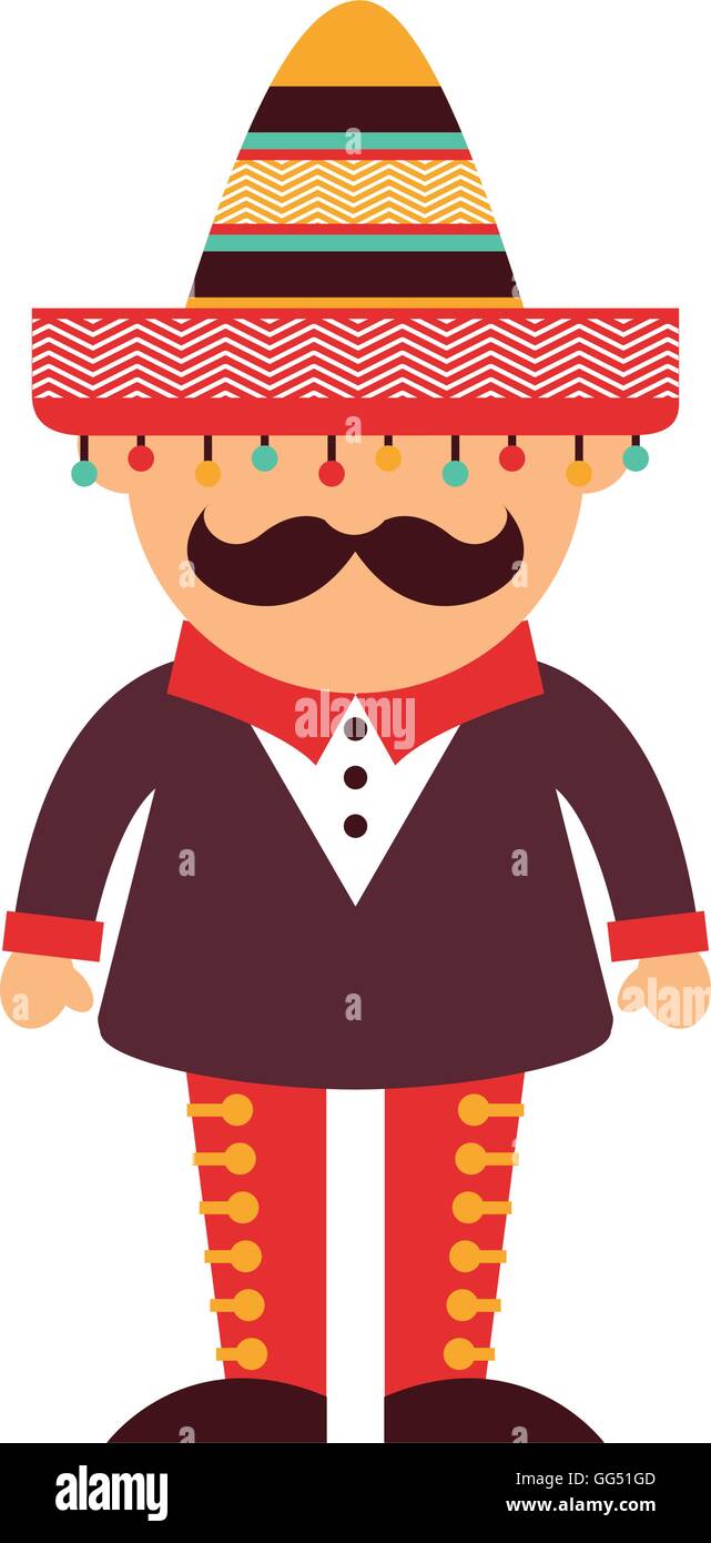 mexican man character icon Stock Vector Image & Art - Alamy