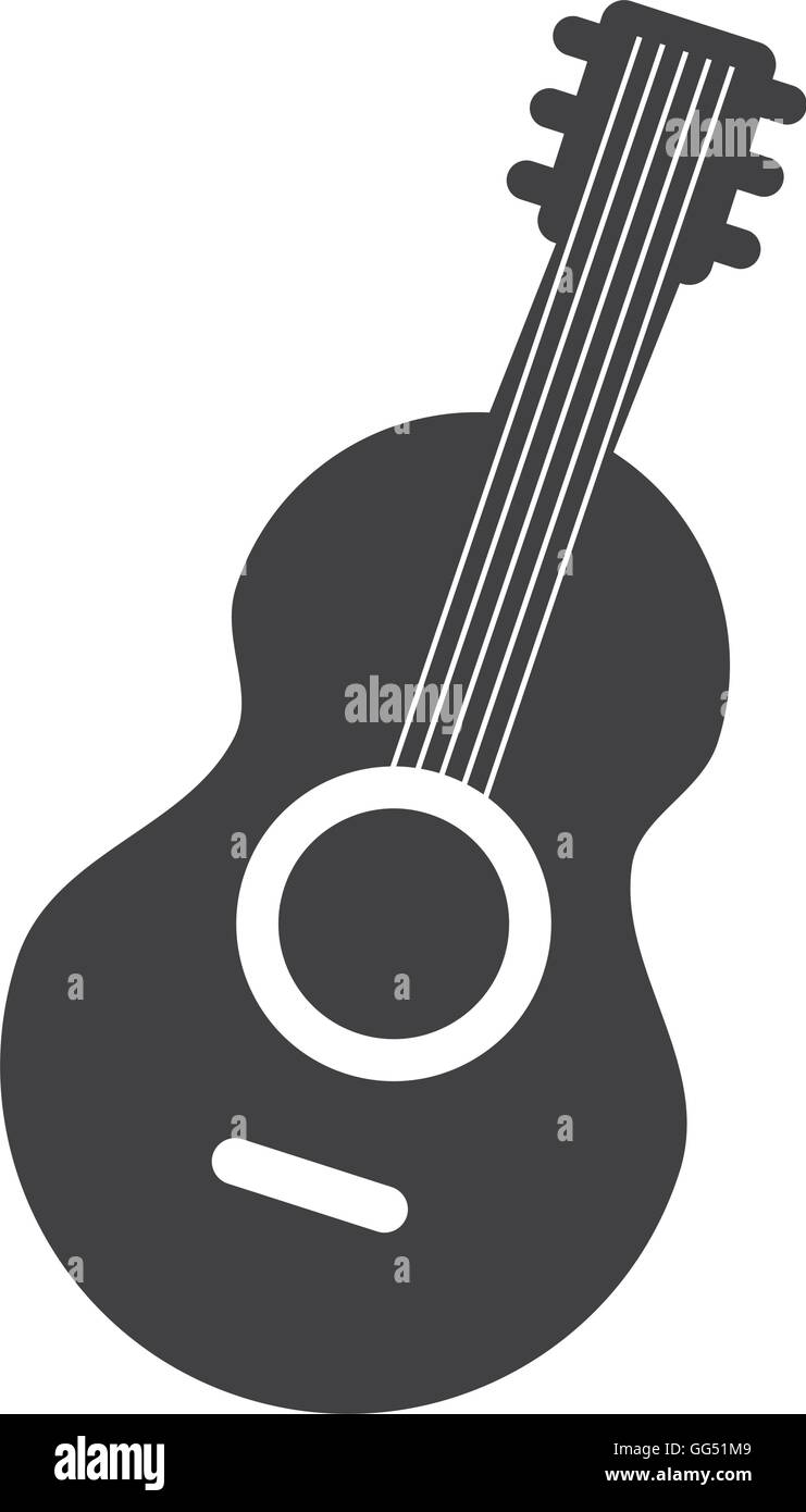acoustic guitar isolated icon Stock Vector Image & Art - Alamy