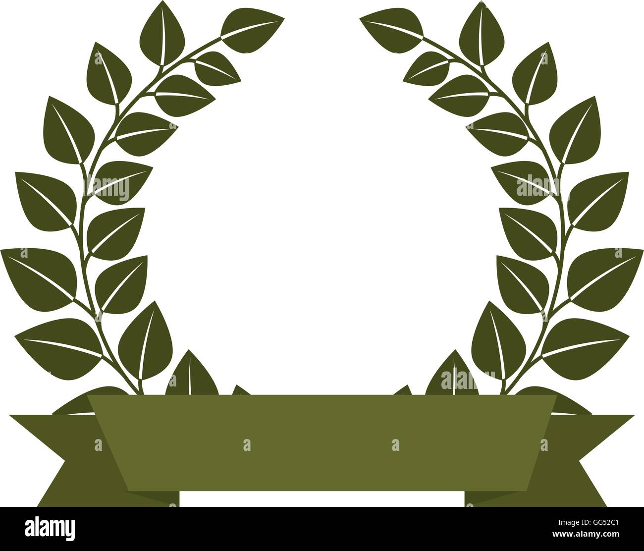 frame ribbon green icon Stock Vector Image & Art - Alamy