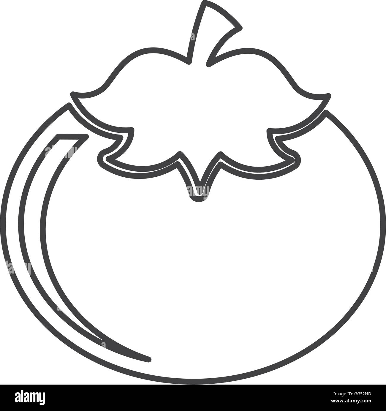 tomato vegetable ingredient health icon Stock Vector Image & Art - Alamy