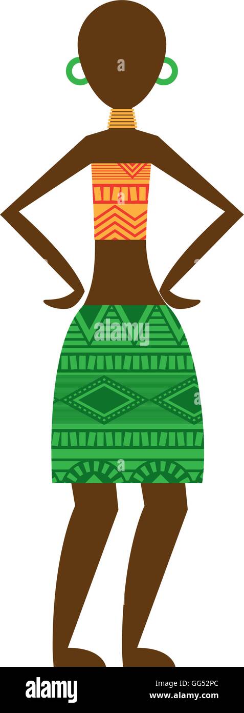 african woman figure icon Stock Vector Image & Art - Alamy