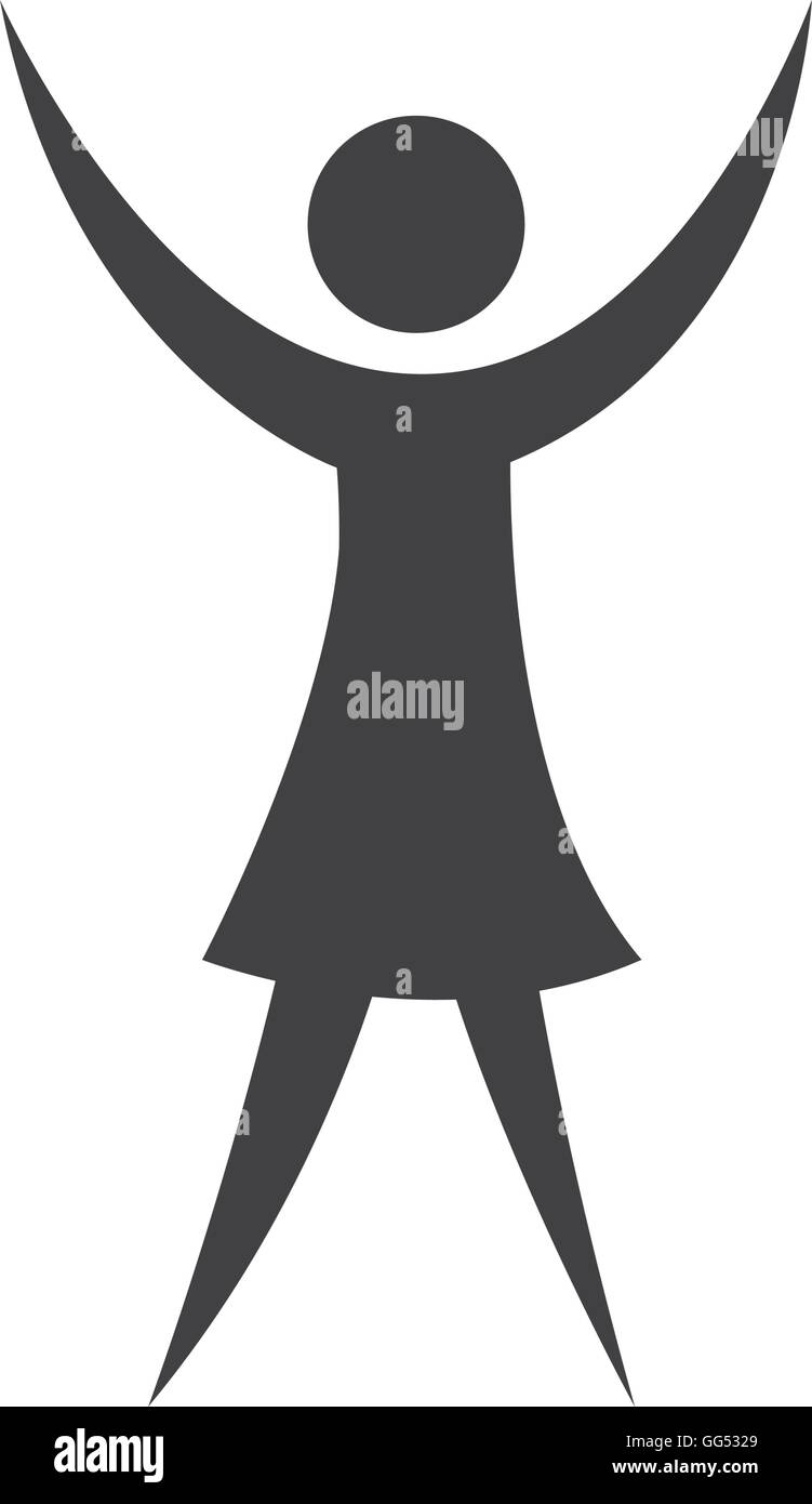 woman female silhouette isolated icon Stock Vector Image & Art - Alamy