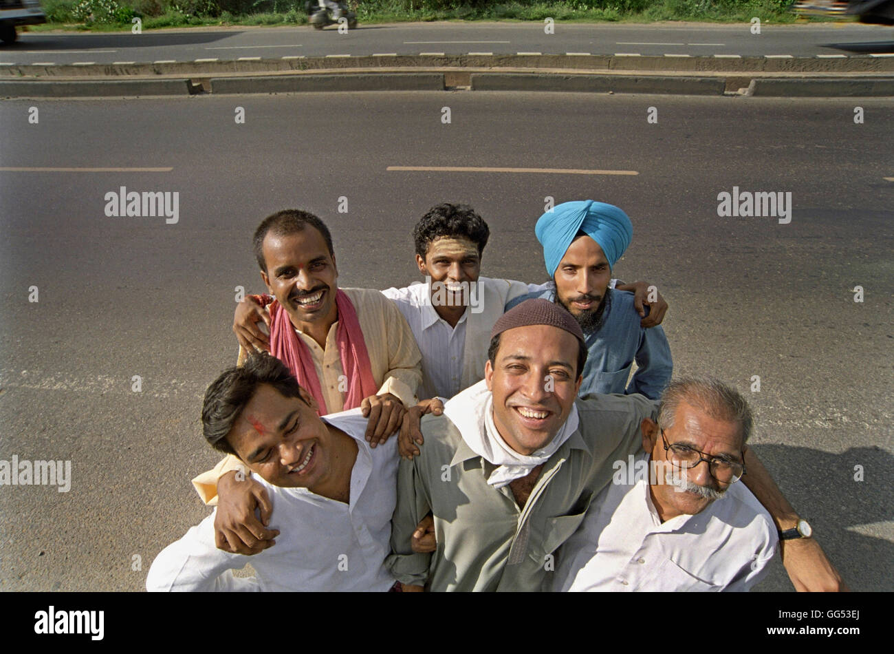 Truck drivers Stock Photo