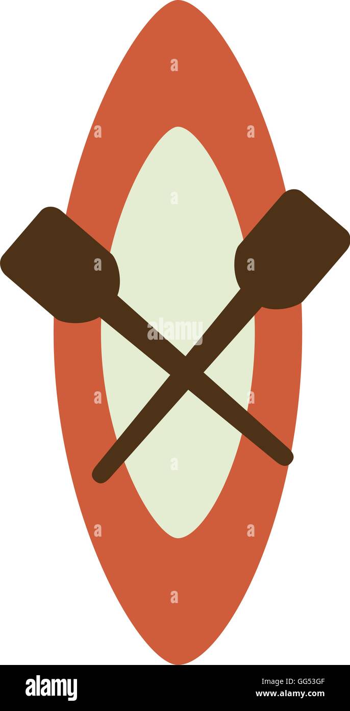 kayak boat isolated icon Stock Vector Image & Art - Alamy